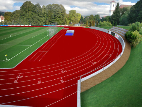 Rekonstrukce atletického stadionu Slavkov u Brna #5
