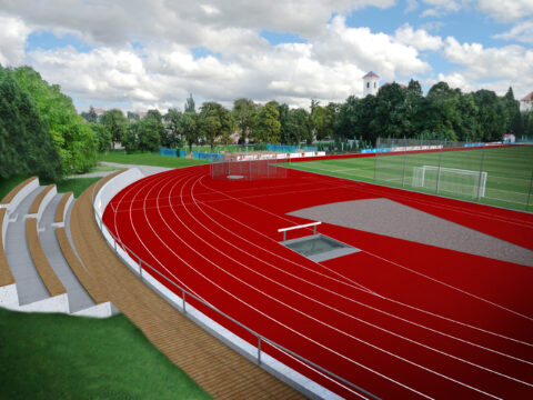 Rekonstrukce atletického stadionu Slavkov u Brna #2